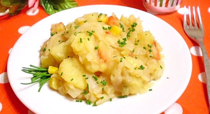 Картофельное рагу с овощами