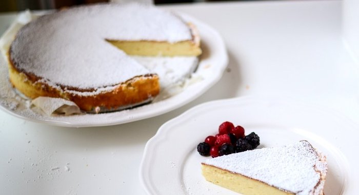 Лимонный чизкейк