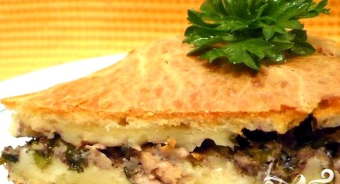 Пирог с тунцом