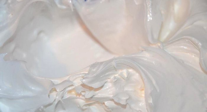 Крем белковый заварной