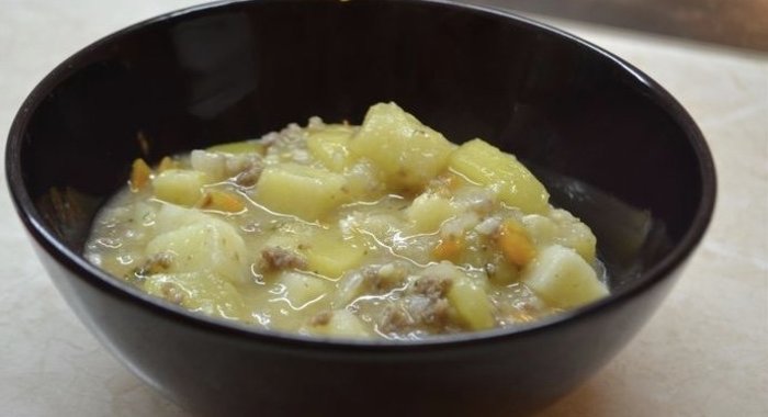 Рагу с фаршем в мультиварке