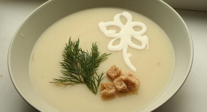 Суп пюре из цветной капусты