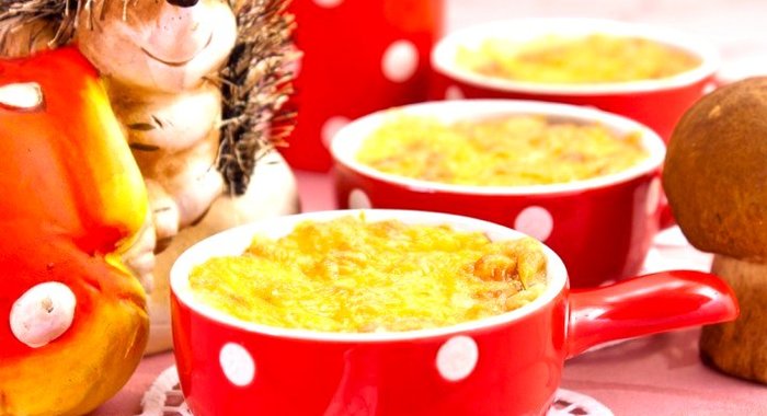 Жюльен из белых грибов