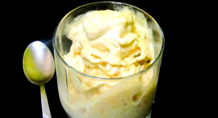 Мороженое из банана и мёда