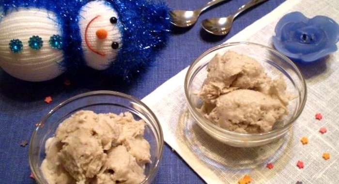 Бананово-ванильное мороженое