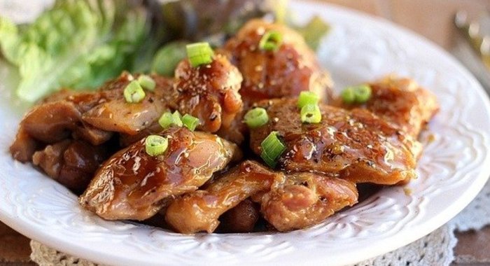 Куриные бедрышки в яблочном маринаде