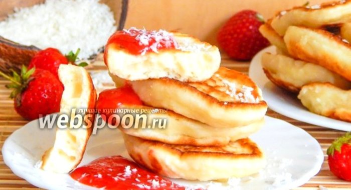 Кокосовые оладьи на кефире