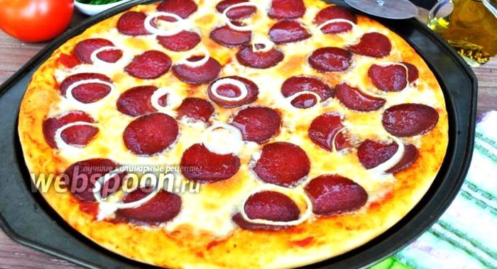 Пицца пепперони