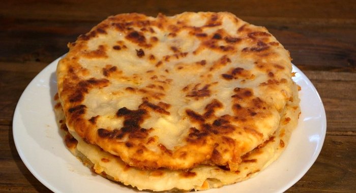Пирог с курицей на кефире
