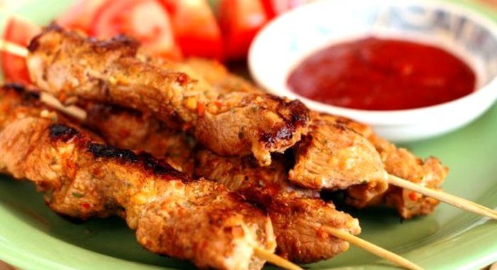 Шашлык из индейки в имбирном соусе