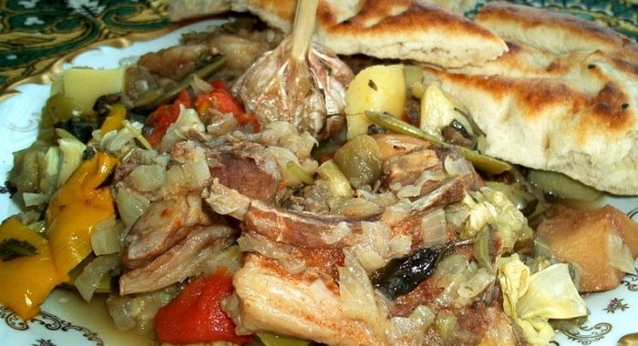 Хашлама из баранины на костре