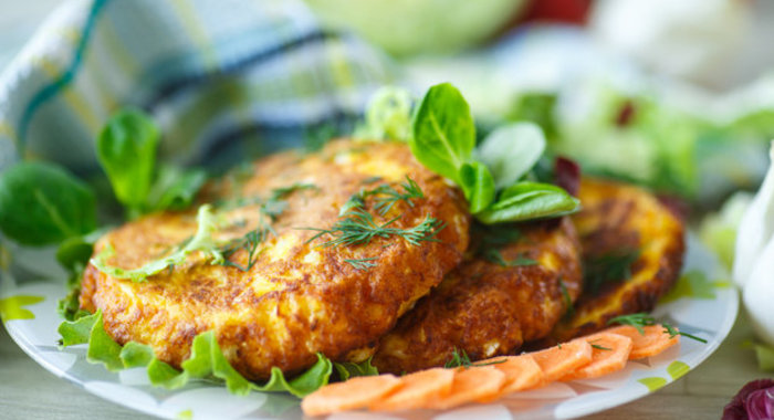 Морковные оладьи