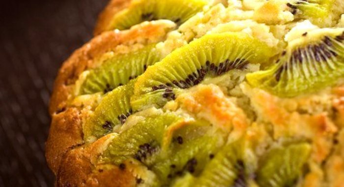 Сладкая пицца с киви