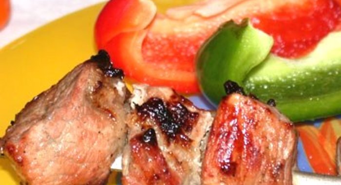 Шашлык из лосятины