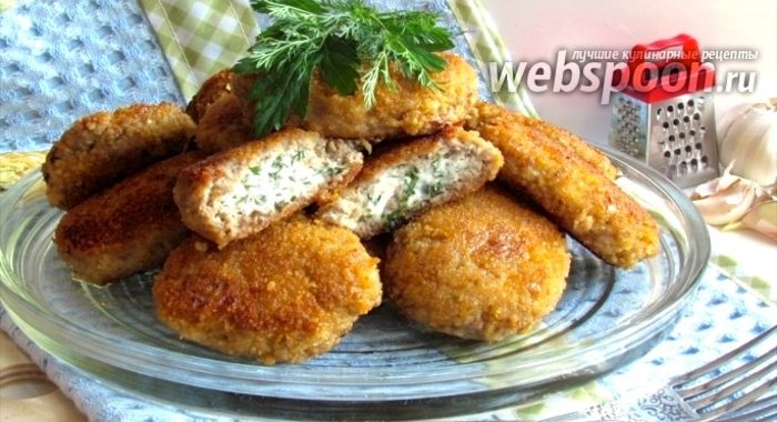 Котлеты фаршированные брынзой
