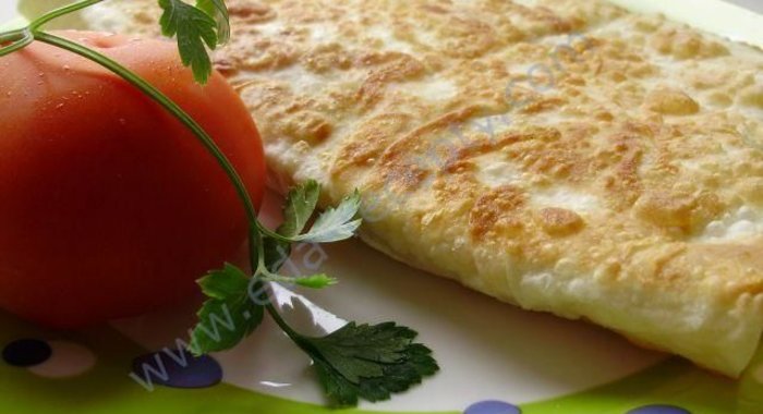 Яичный омлет в лаваше