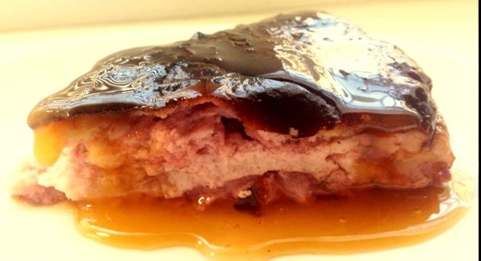 Диетическая клубничная запеканка