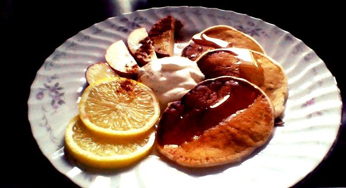 Бюджетные оладьи на кефире