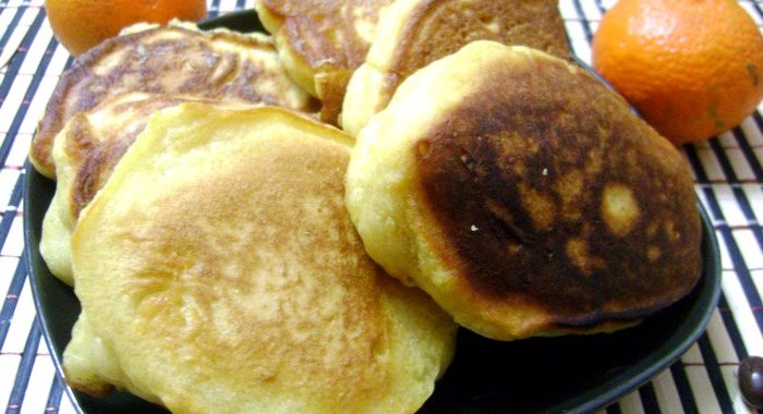 Кукурузные оладьи на ряженке