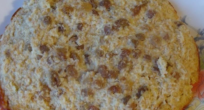 Запеканка творожная для детей с овсяными хлопьями