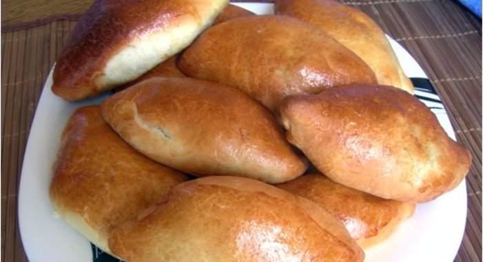 Пирожки с грибами за 5 минут