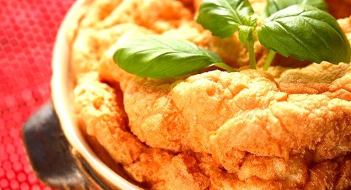 Омлетное суфле с сыром стилтон