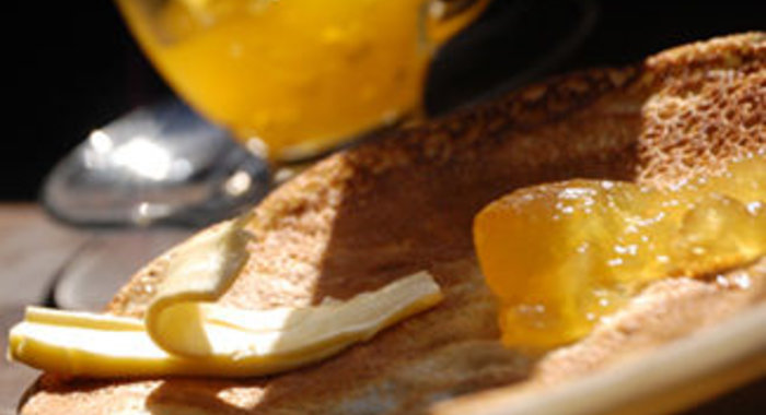 Утренние блинчики 1-2-3 и пряный апельсиновый джем