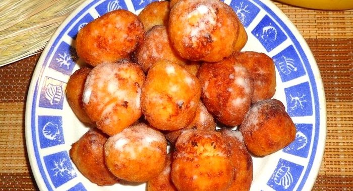 Пончики с грецким орехом