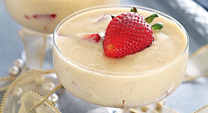 Крем Пломбир с клубникой