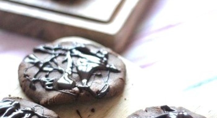 Прекрасное шоколадное печенье