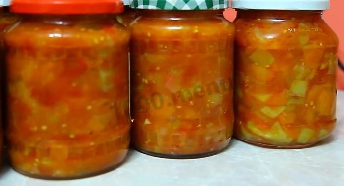 Овощное рагу на зиму