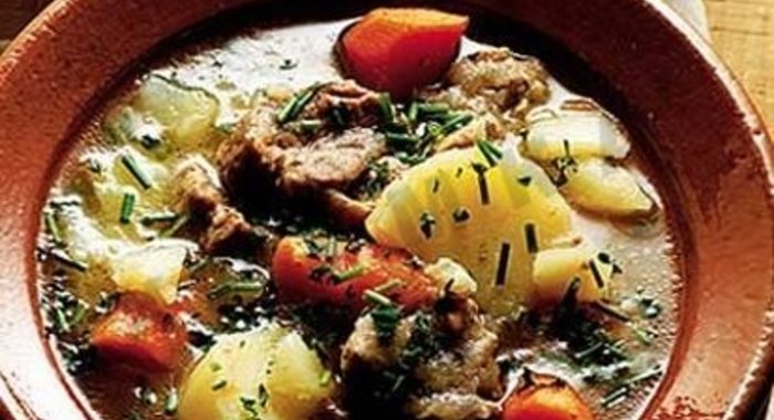 Овощное рагу из баранины по-ирландски