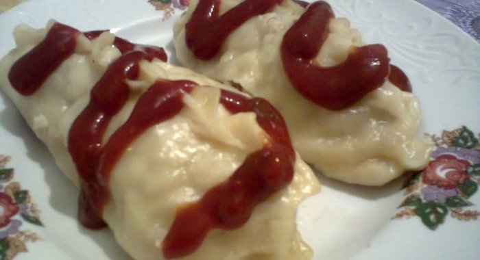 Пигоди или корейские пирожки на пару