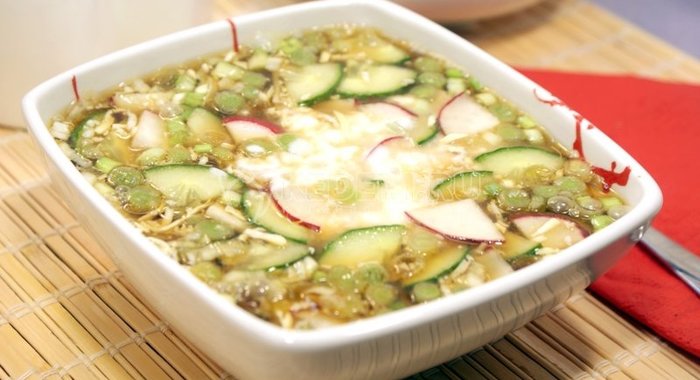 Окрошка на квасе