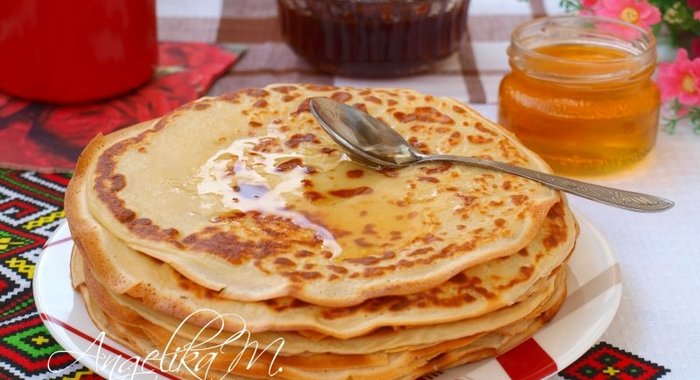 Блинчики на ряженке