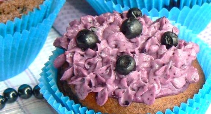 Черничные кексики