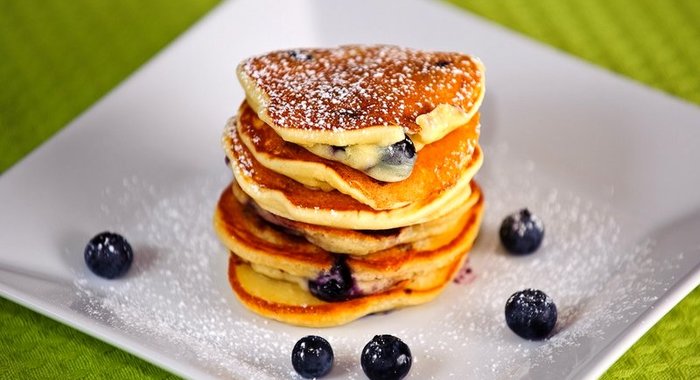 Черничные блинчики