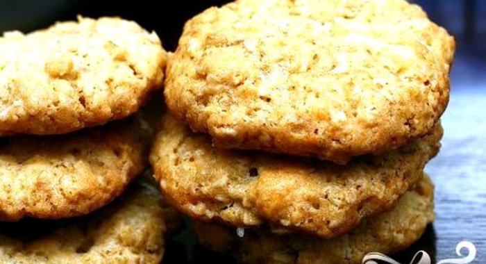 Овсяное печенье с белым шоколадом