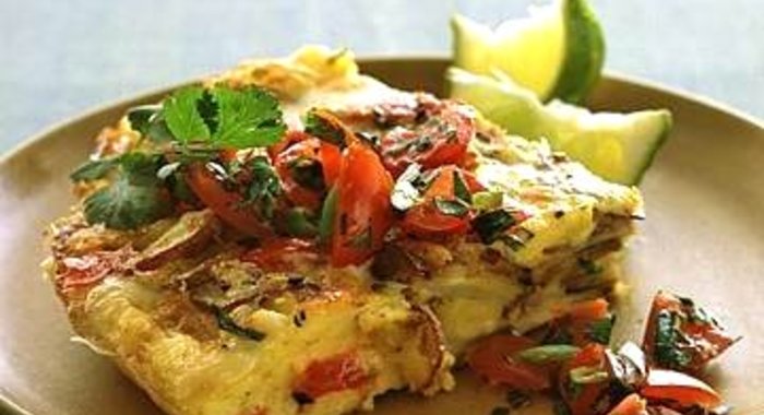 Мексиканский омлет с картофелем