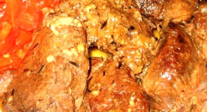 Мясо дикой козы в пряном маринаде