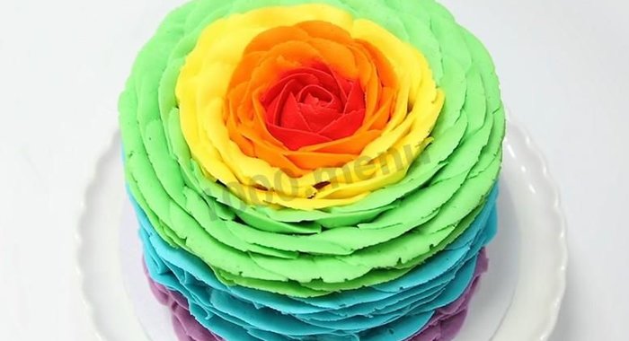 Торт Радужная Роза