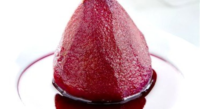 Груши в красном вине