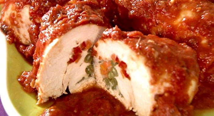 Куриные рулеты в дижонской горчицей