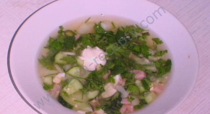 Окрошка «заячья»