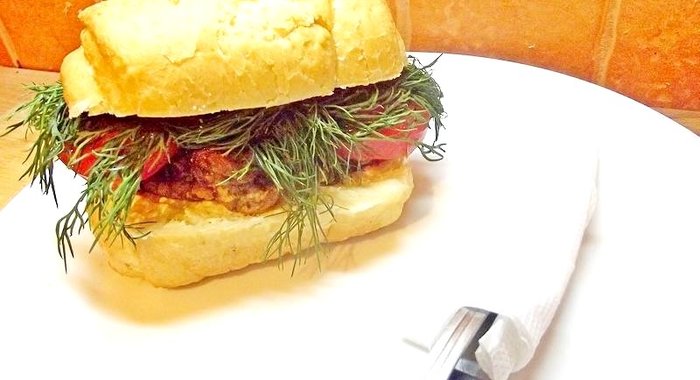 Бутерброд с печенью