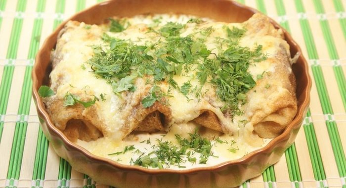 Запечённые блины