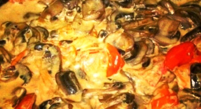 Сливочно-грибной соус