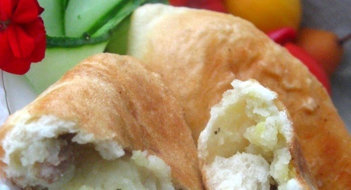 Пирожки картофельные с грибами