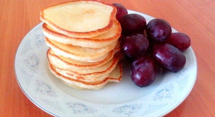 Пышные оладьи к завтраку