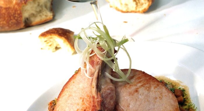 Жаркое из свиной корейки с овощами